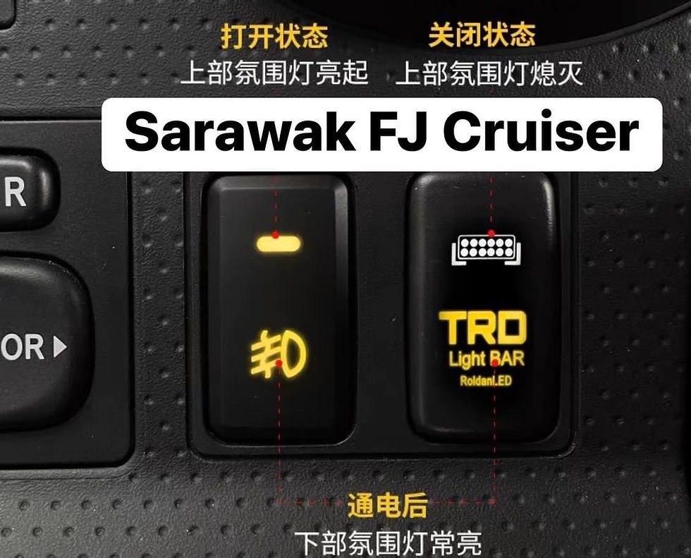 Thumbnail: Toyota FJ Cruiser 07-22 All Type Light Switch Button