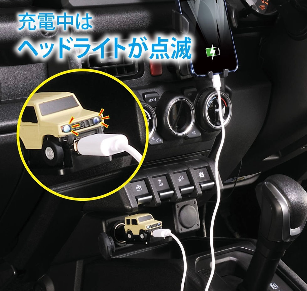 Thumbnail: Suzuki Jimny JB64/74W Carmate NZ667 Car Charger, USB High Power 2.4A