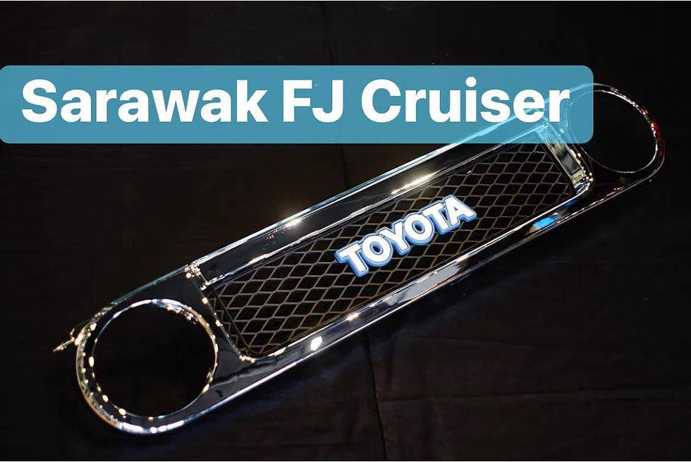 Thumbnail: Toyota FJ Cruiser 07-22 Chrome Grill with Toyota Logo