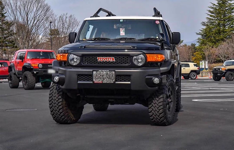 Thumbnail: Toyota FJ Cruiser 07-22 Angry Eyes Grill With Original Toyota Logo