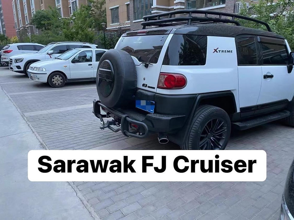 Thumbnail: Toyota FJ Cruiser 07-22 Anzo Rear Bumper Guard