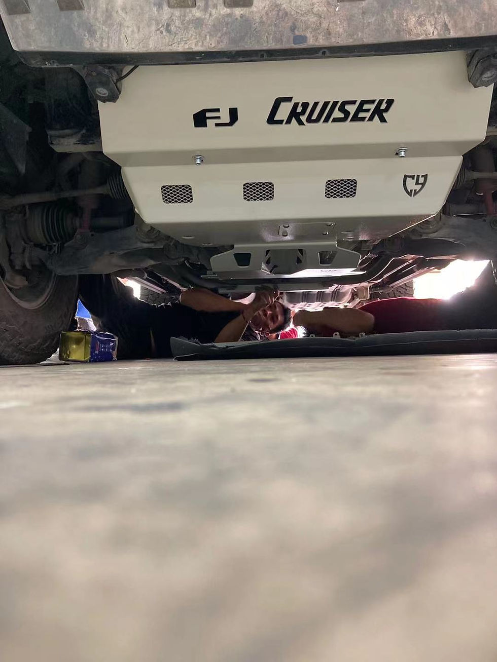 Thumbnail: Toyota FJ Cruiser 07-21 CY4x4 Skid Plate Combo Set
