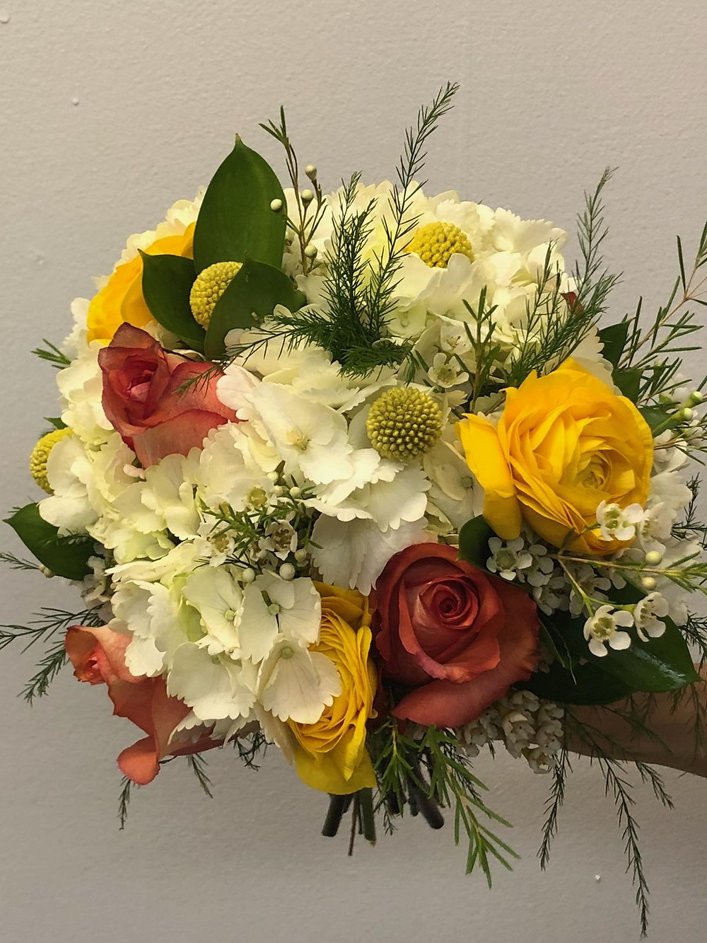Wedding bouquet, McKenzie Botanicals, Belk Engagement Party