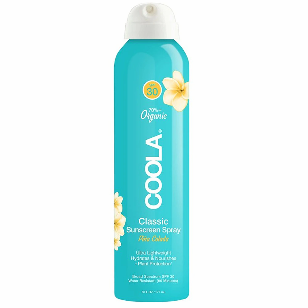 coola sunscreen spray pina colada
