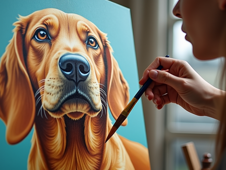 Capturing Canine Charm: Dog Oil Painting Essentials