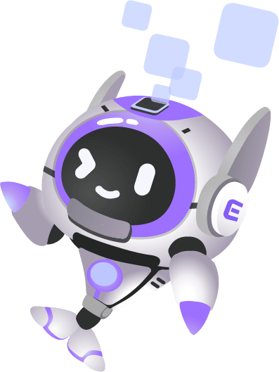 ENJOY AI mascot character