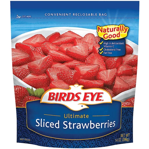 cholesterol free frozen strawberries