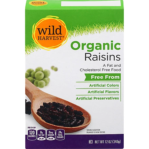 cholesterol free raisins