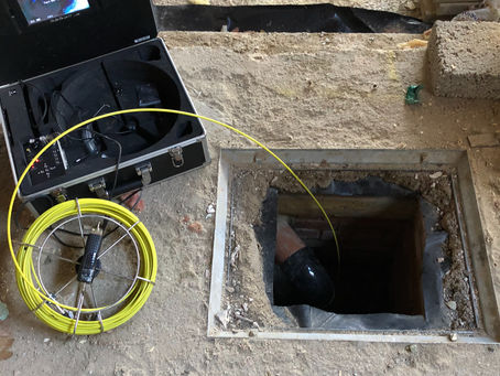 Cctv sewer camera inspection