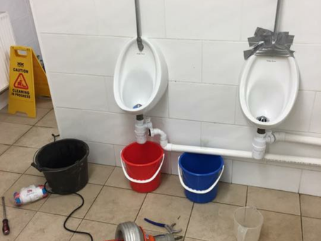 Urinals can get badly blocked if not maintained and get very smelly. We have the correct equipment t