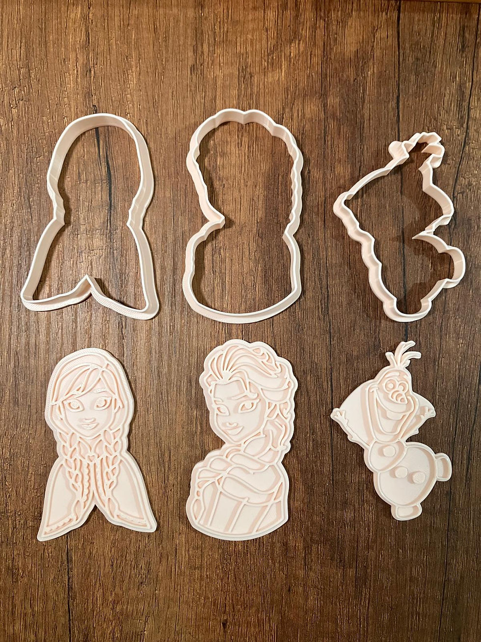 Küçük resim: 3'lü Elsa Kurabiye Kalıbı