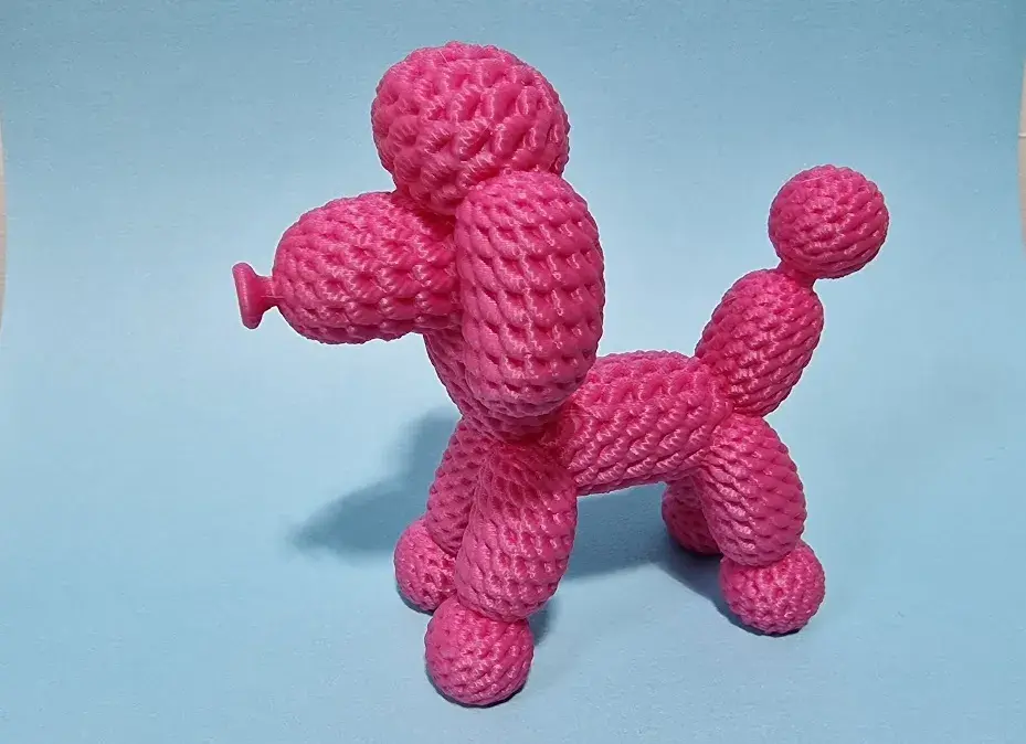 Küçük resim: Örgü Desenli Balon Köpek