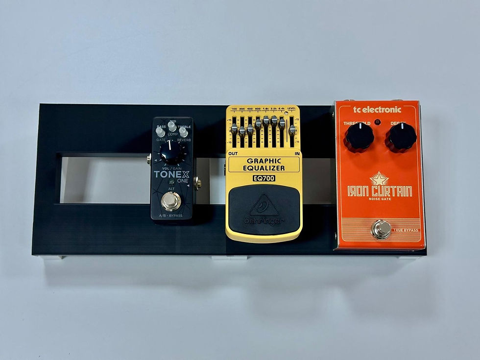 Küçük resim: Gitar Pedalboard Standı – 4 Standart veya 6 Mini Pedal Kapasiteli