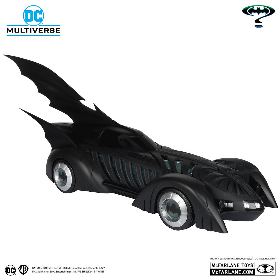 Thumbnail: Dc Multiverse Vehicles - Batmobile (Batman Forever) Glow in the Dark Gold Label
