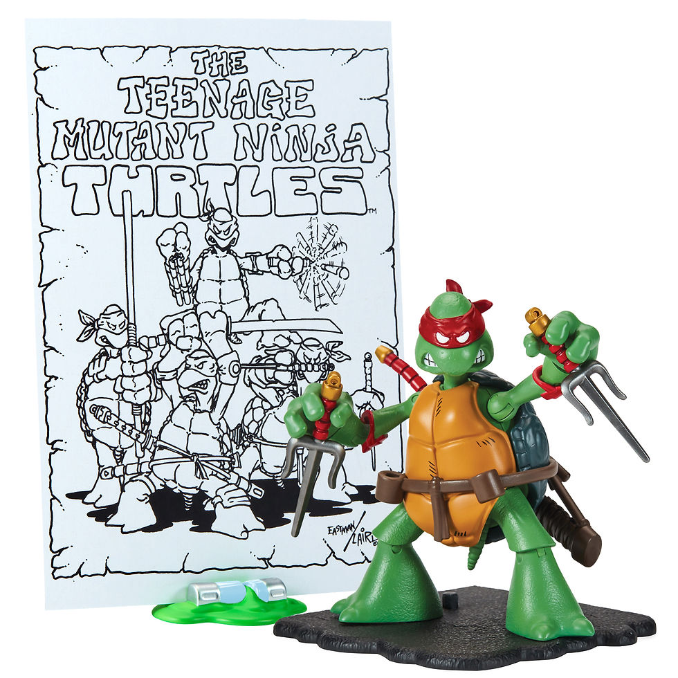 Thumbnail: TMNT - Classic 40th Anniversary Original Sketch Turtle Figure - Raphael