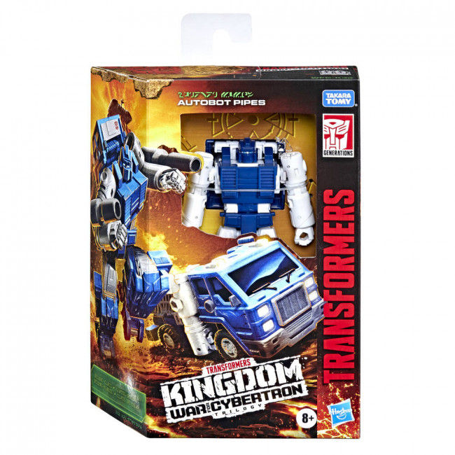 Transformers War for Cybertron Kingdom: Deluxe Class - Autobot Pipes