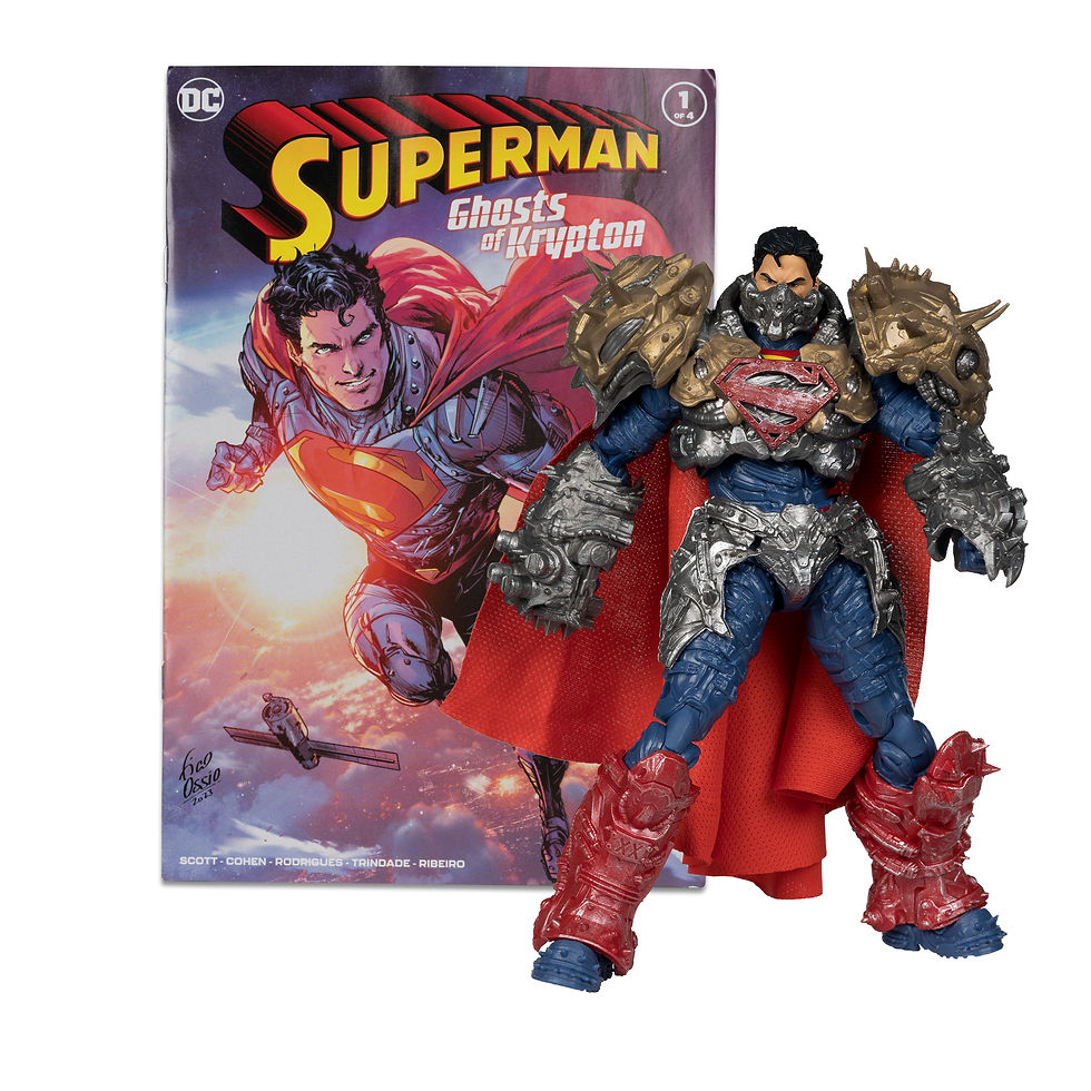 Thumbnail: Dc Direct 7In Figure With Comic - Superman (Gold Label)