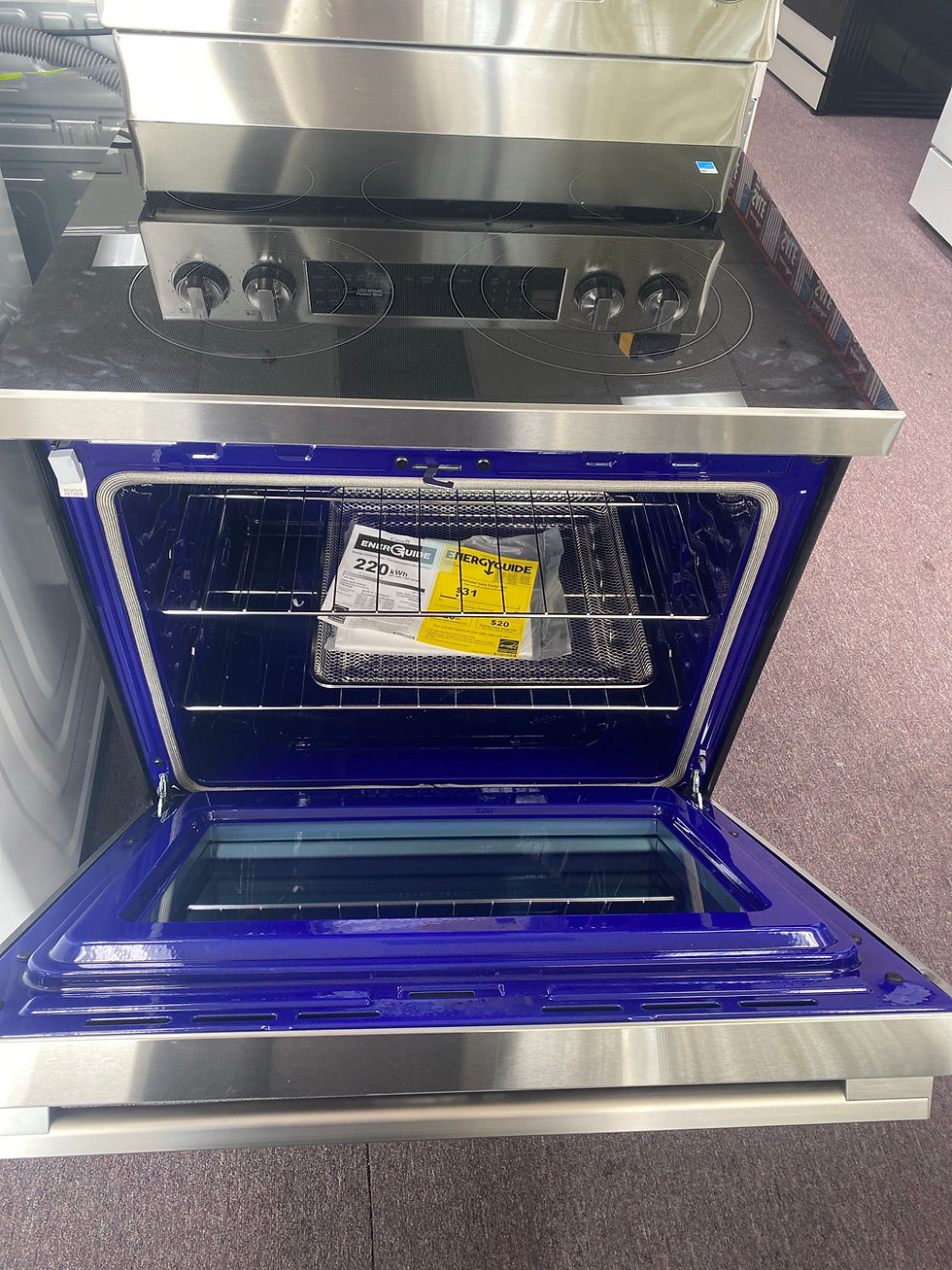 Thumbnail: LG Electronics Smart Electric InstaView Range with Pro bake Oven 