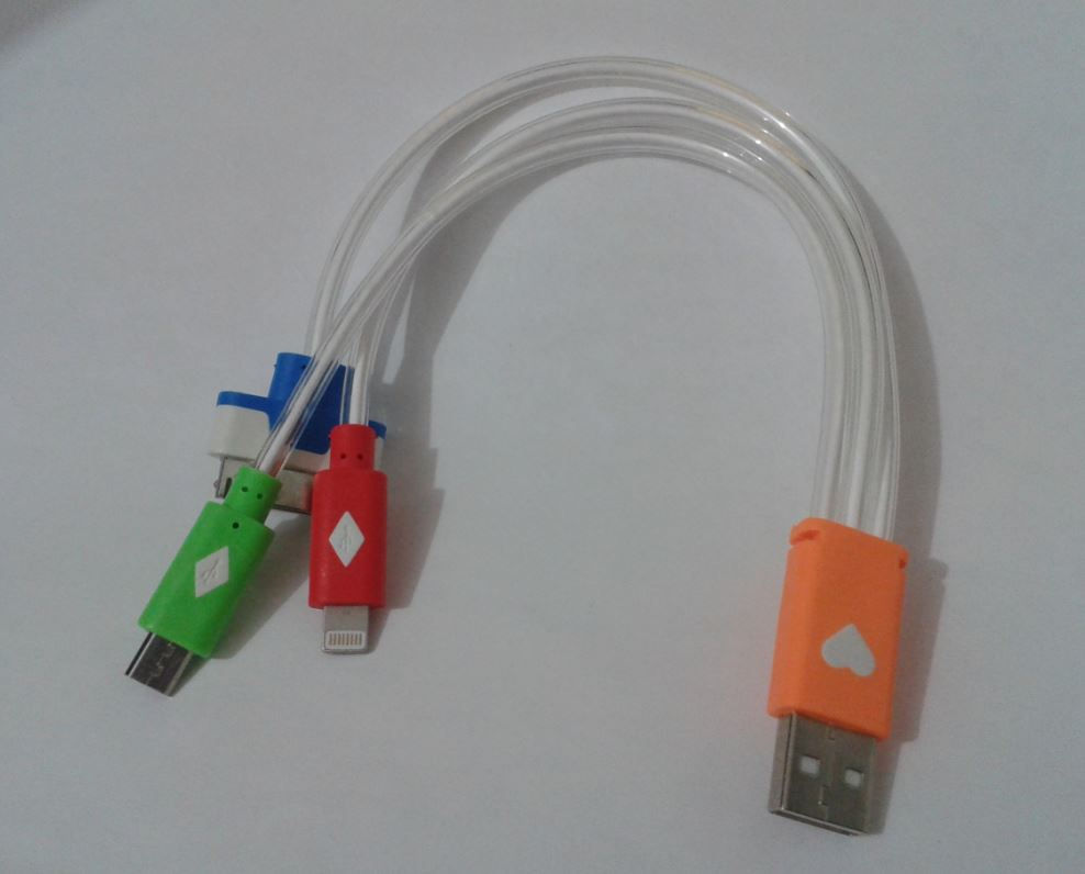 Cable USB Multi contactos Led