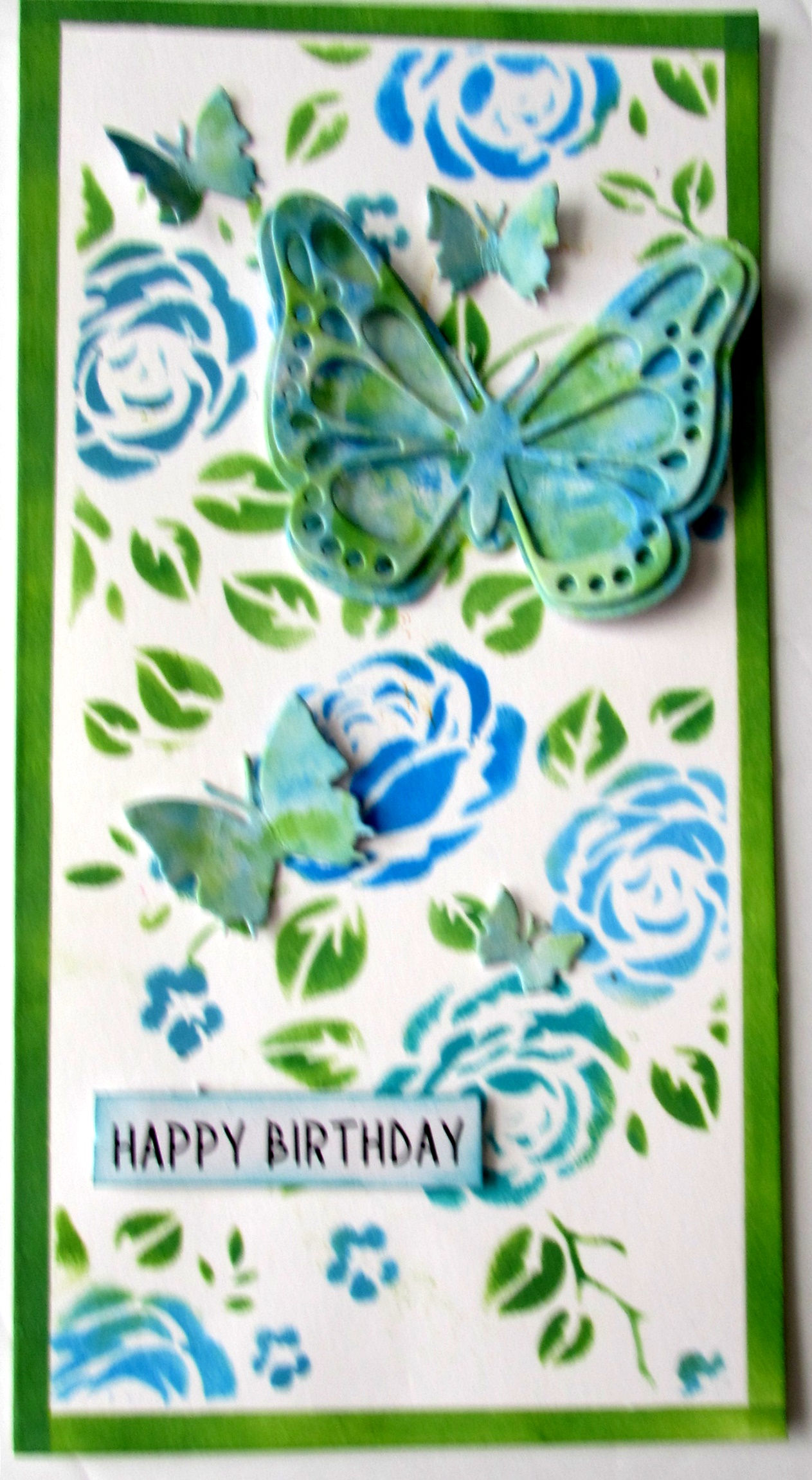 Butterflies and flowers