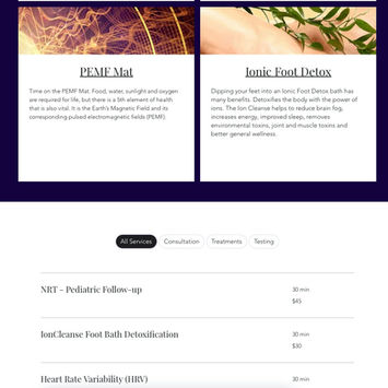 Wellness Nature's Way Marketing & Design - Designed by Shauna