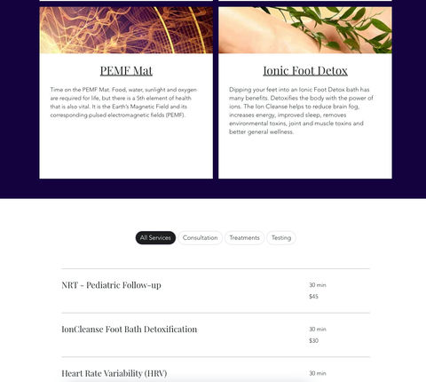Wellness Nature's Way Marketing & Design - Designed by Shauna