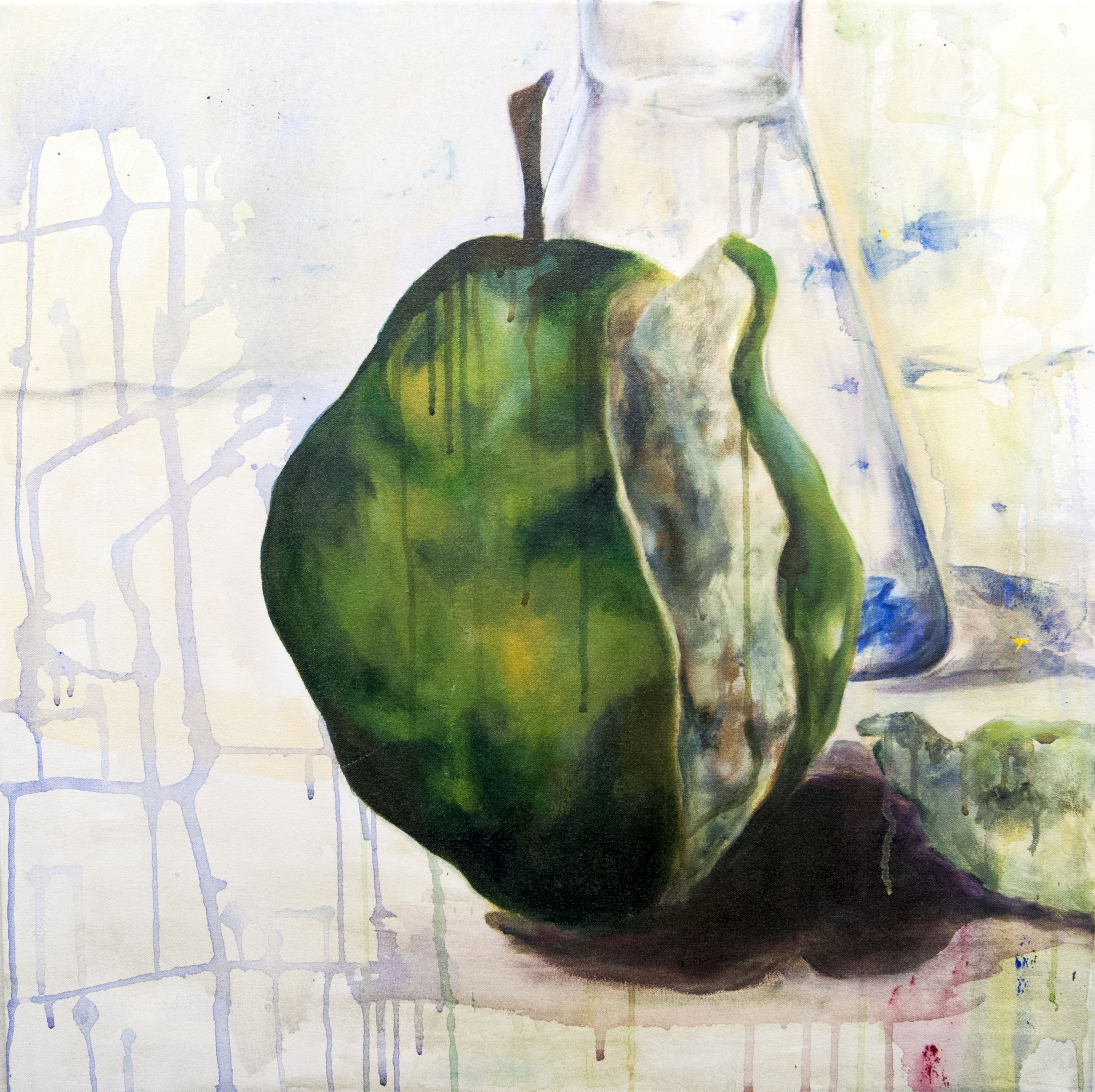 Pear and Glass