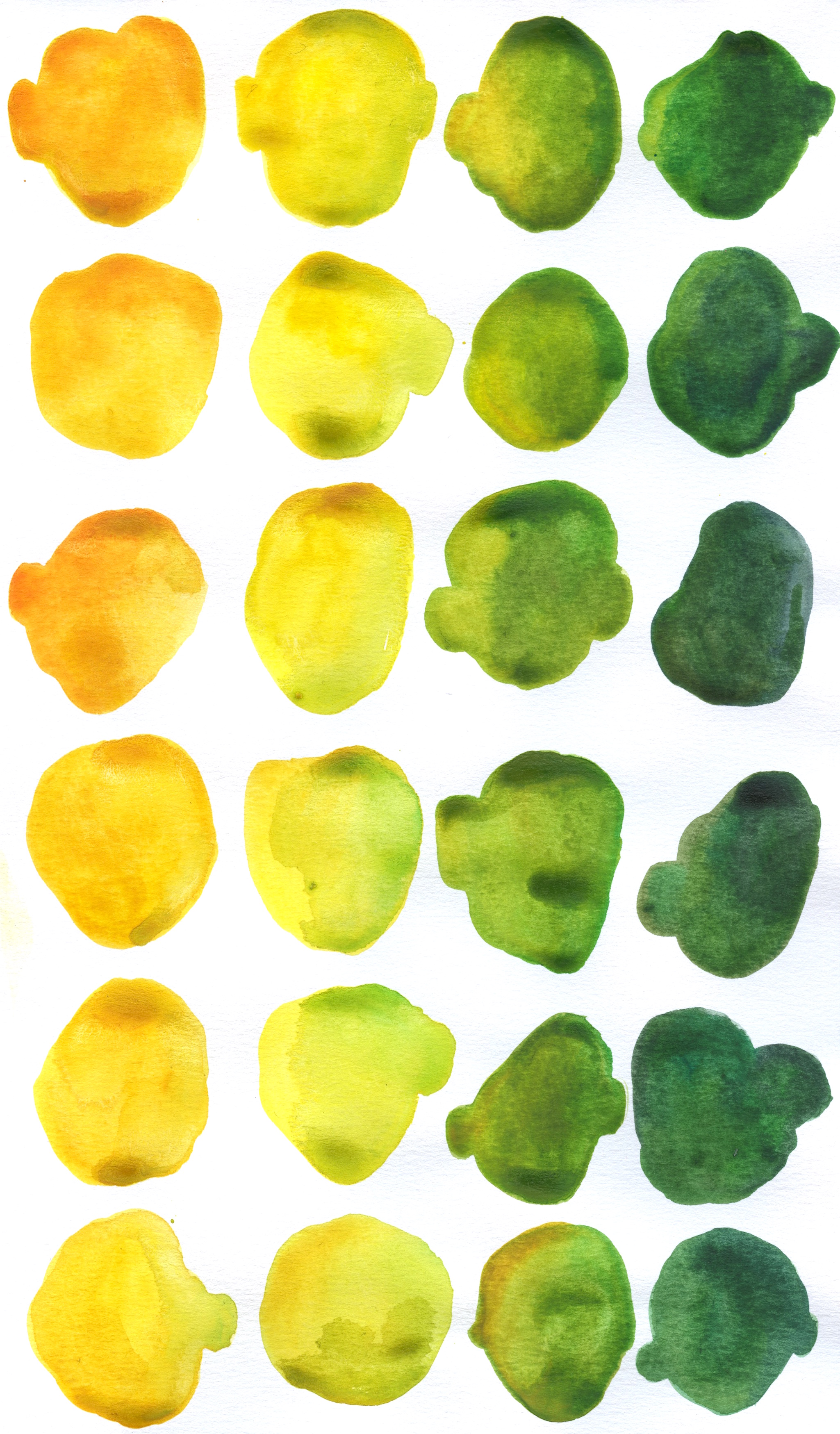 13 Yellow to Green