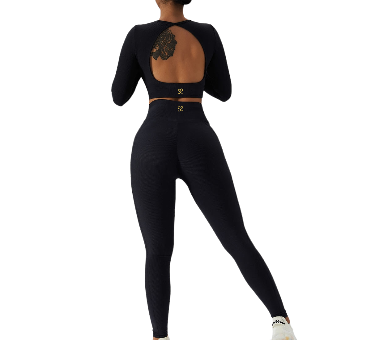 Long-sleeved yoga suit