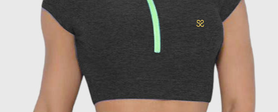 SAS Zip-up Crop-top sportswear