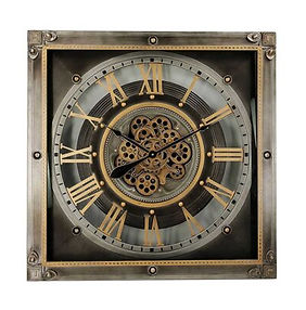 Moving Gears Wall Clock