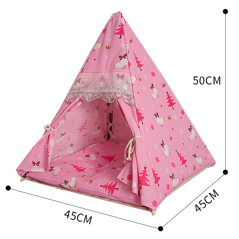 Thumbnail: Enclosed Pet Tent Through Pet Supplies Cat Litter