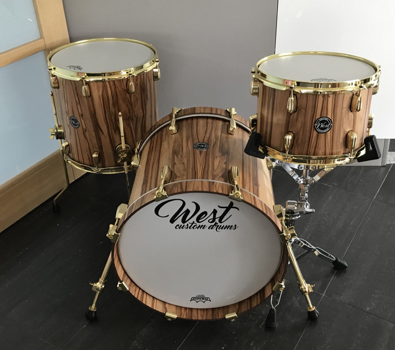 Batterie 12" 14" 18" 100% Noyer