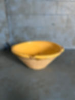 SOLD: French Confit Bowl 8-1/2" High X 20" Round