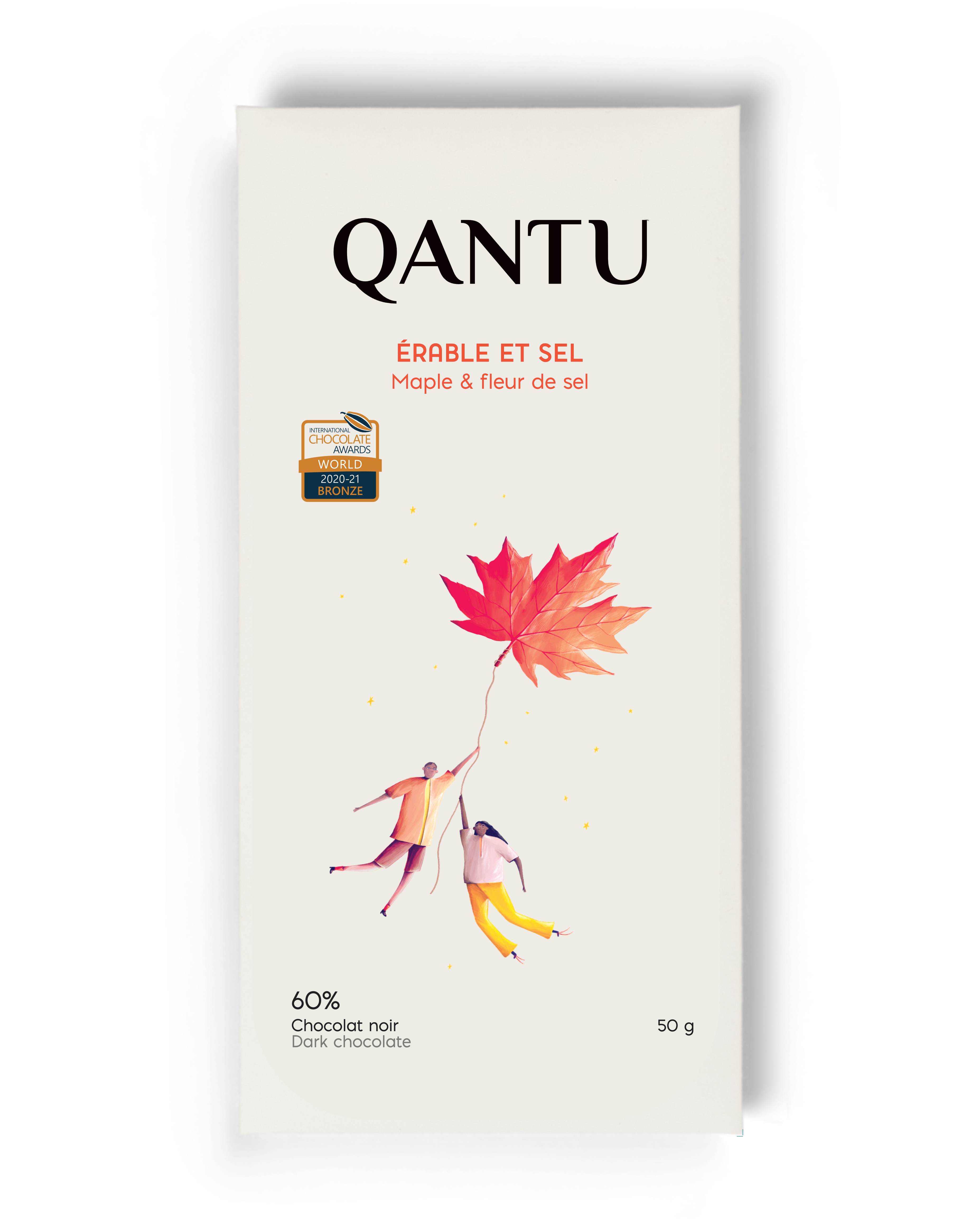 Dark Chocolate CHUNCHO 60% - Maple and Maras Fleur de Sel