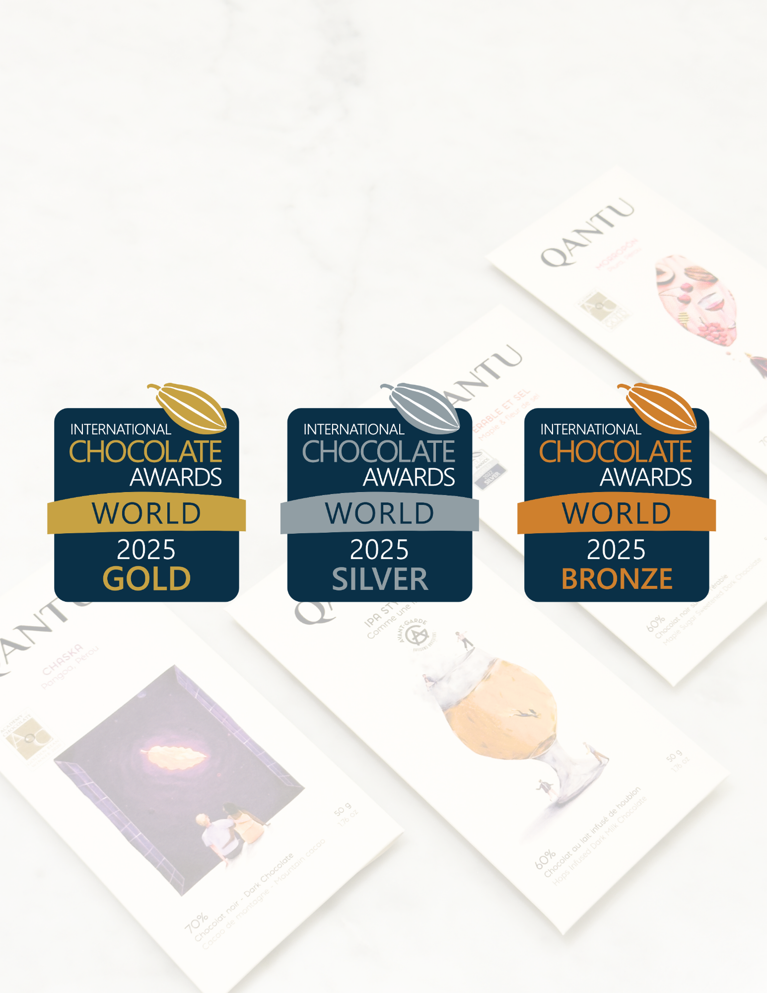 Médaillées 2025 - International Chocolate Awards