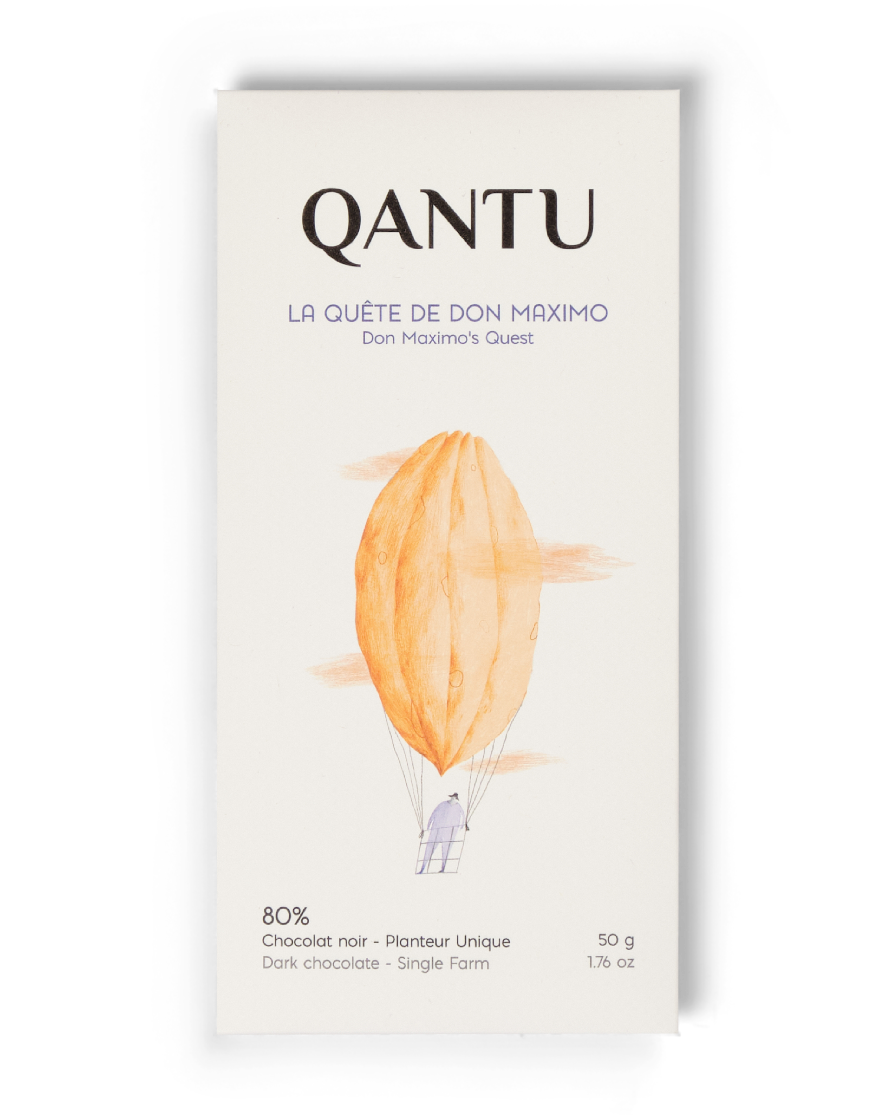 La Quête de Don Maximo - Chocolat Noir - 80% cacao
