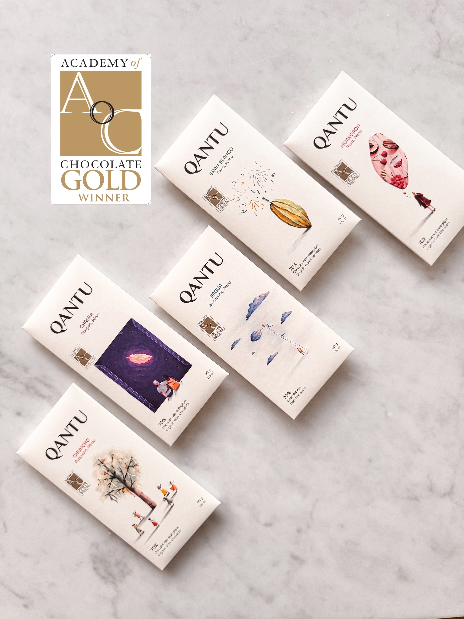 Médailles d'or - Academy of Chocolate