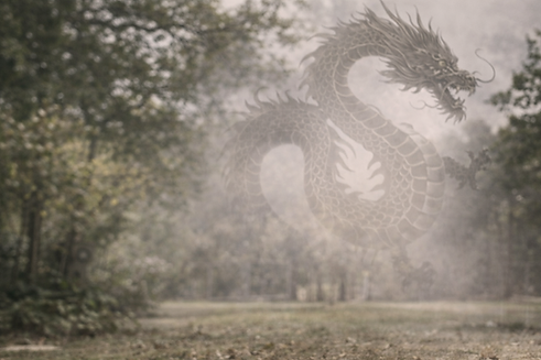 Dragon en brume dans la forêt.png