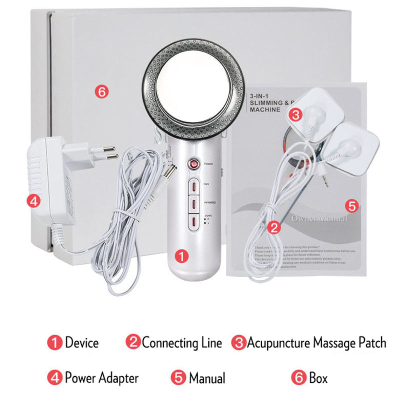 Thumbnail: Ultrasonic Cavitation LED EMS Slimming Fat Burner Body Anti-cellulite Massager I