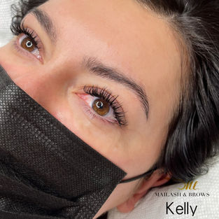 Eyelash Extension Client Kelly