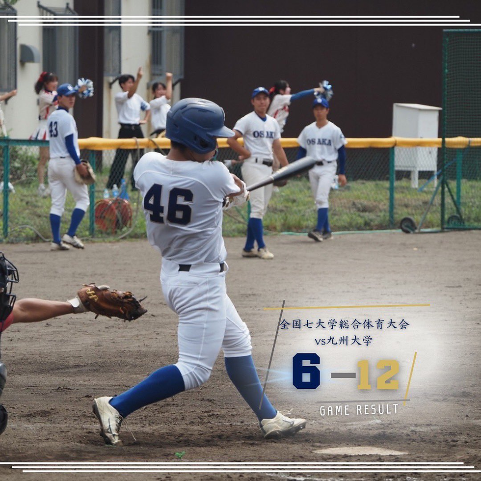 第64回全国七大学総合体育大会 vs九州大学