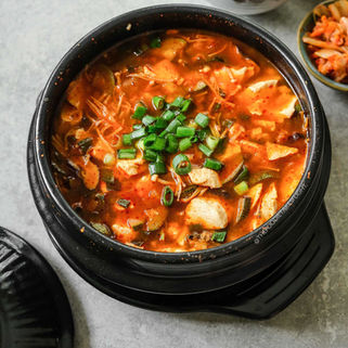 Sundubu Jjigae or Korean Soft Tofu Stew (Vegan Recipe)