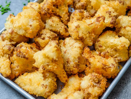 Vegan Crispy Cauliflower with Sweet Scallion Sauce