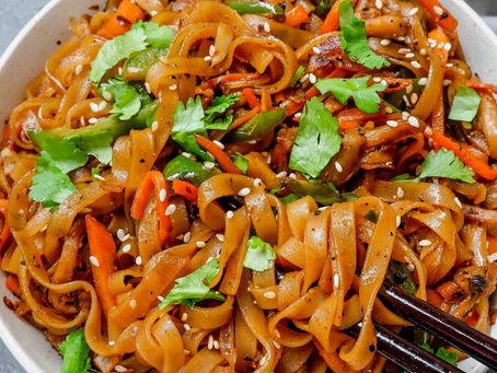 Spicy Black Pepper Noodles (Vegan)