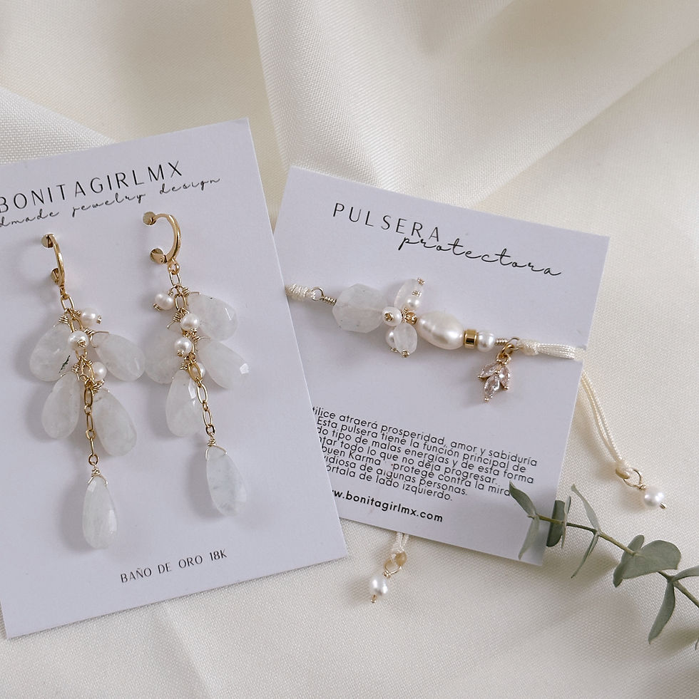 Miniatura: Pulsera Protectora Piedra Luna