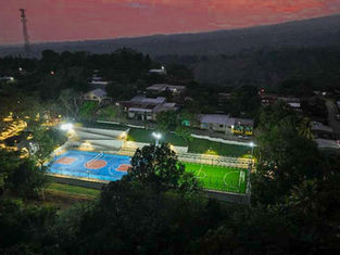 DOM inaugura moderno polideportivo en Santa Catarina Masahuat para beneficio de 12,000 habitantes