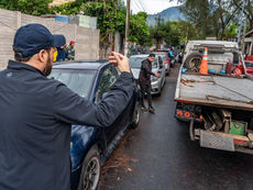 Limpieza vial: Retiran autos abandonados en Mejicanos
