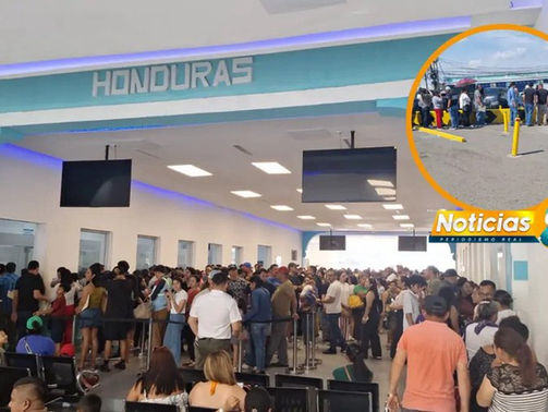 Flujo masivo de viajeros genera retrasos en fronteras; El Salvador mantiene tiempos récord