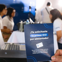 Trámite de DUI en centros educativos: facilidad y acceso para jóvenes